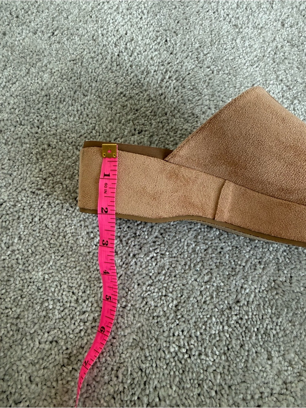 Corkys “Take Notes” Women's Tan Suede Slide Sandals | 10 - Picture 5 of 5